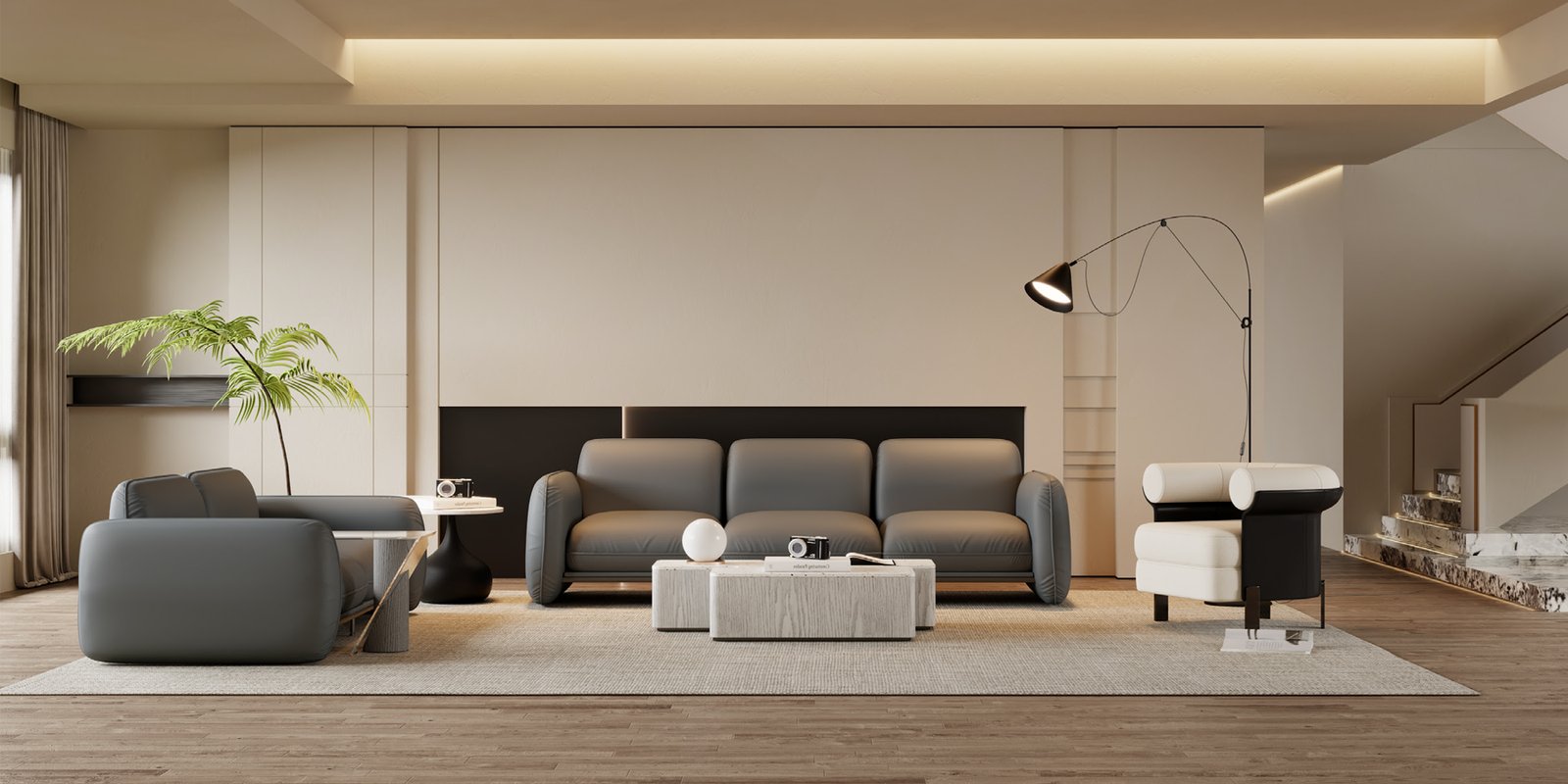 Completed Luxcara furnished living space